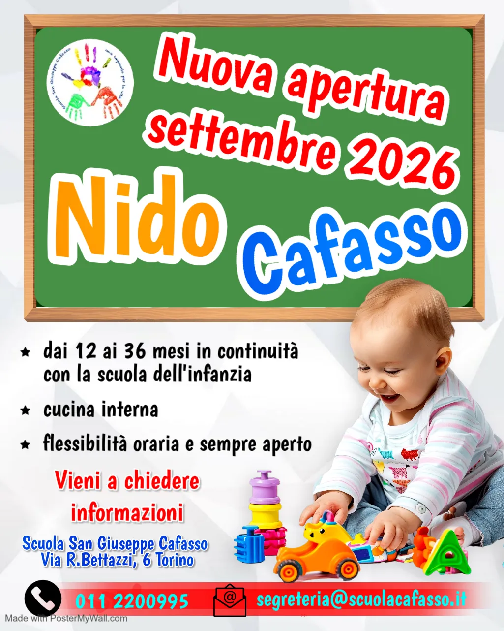 locandina apertura nido cafasso torino